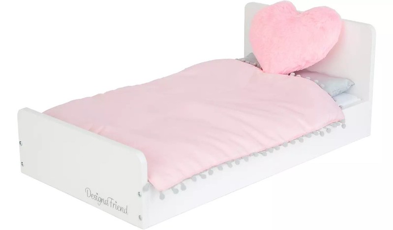 Designafriend Wooden Dolls Bed - Argos