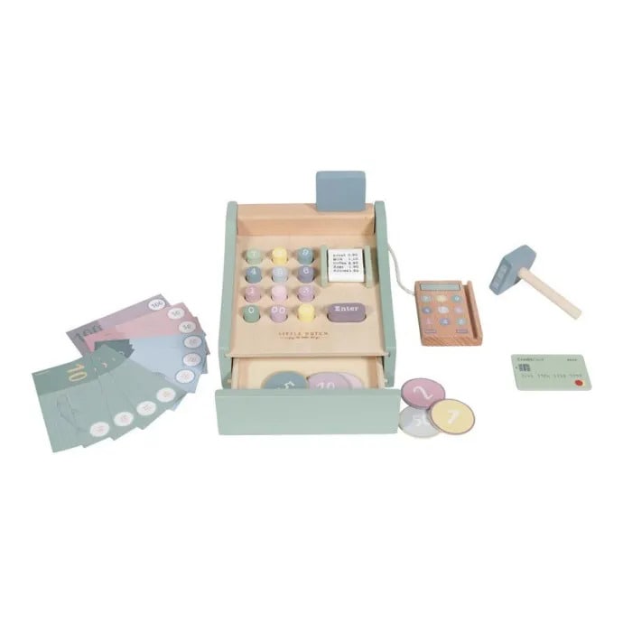 Little Dutch Toy Cash Register With Scanner
