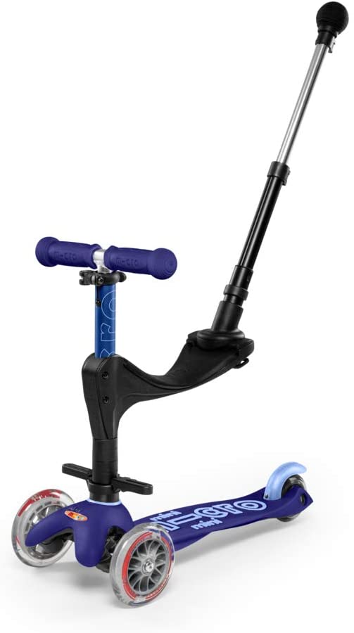 Mini Micro 3 In 1 Deluxe Push Along Scooter.