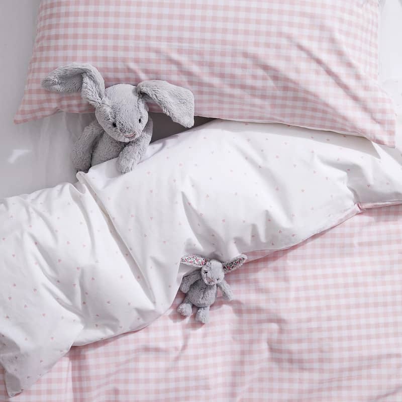 Reversible Gingham Bed Linen Set - The White Company