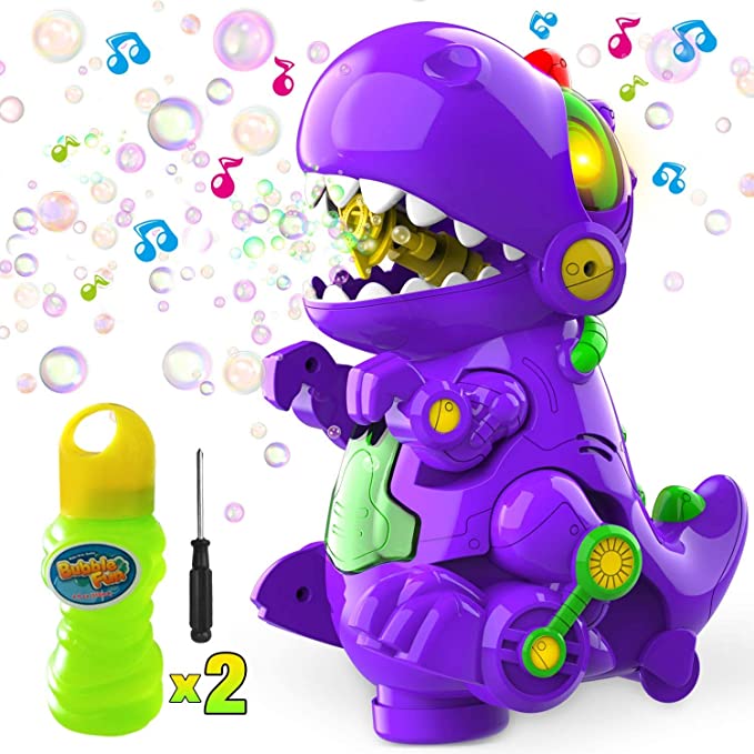 LUKAT Dinosaur Bubble Machine.