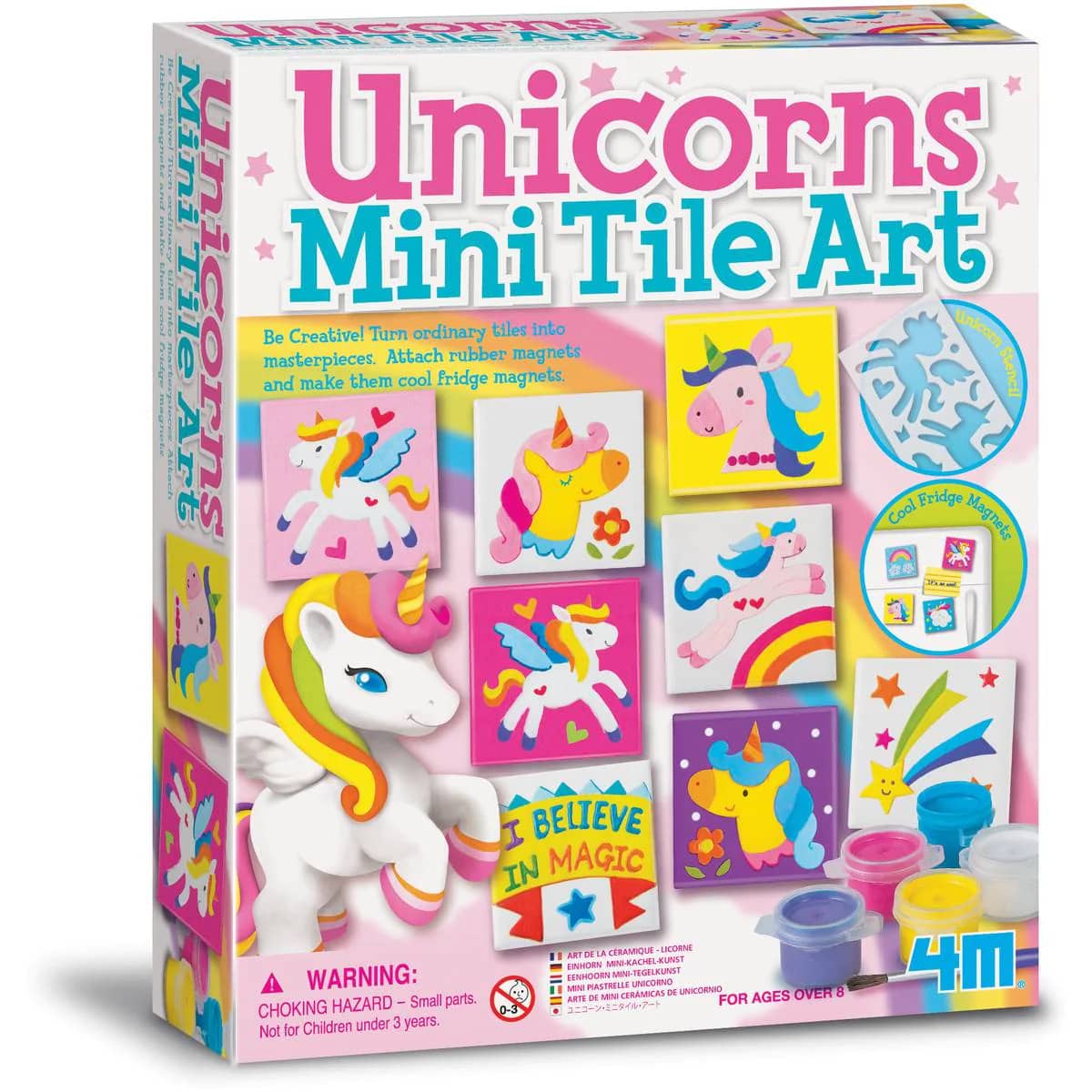 4M Unicorns Mini Tile Art