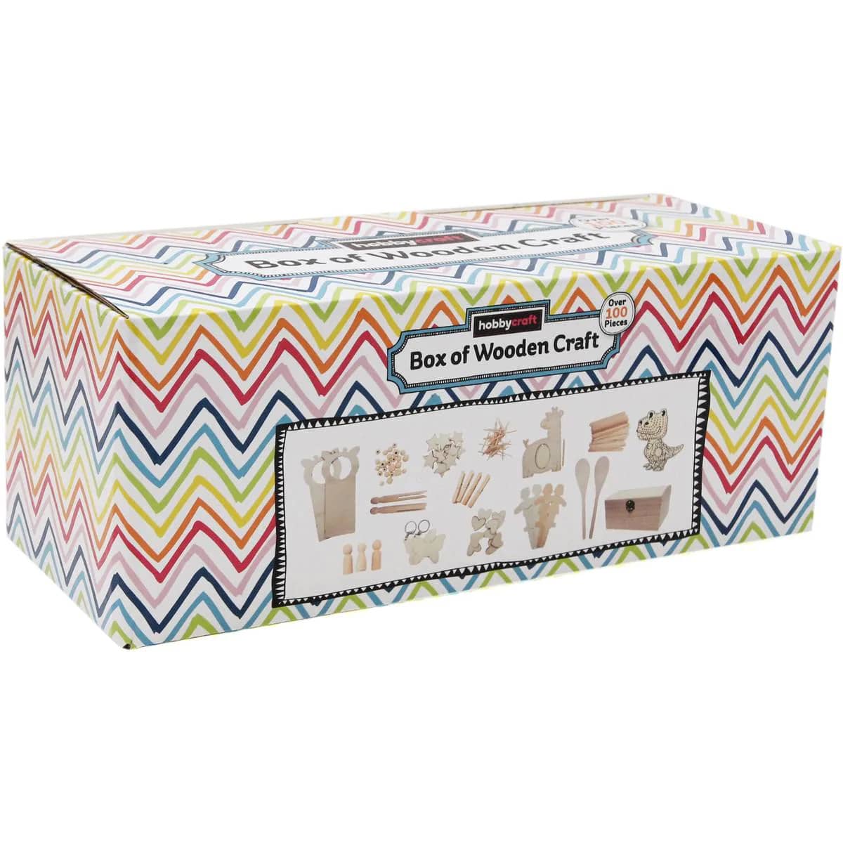 Hobbycraft Kids Box Of Wooden Craft