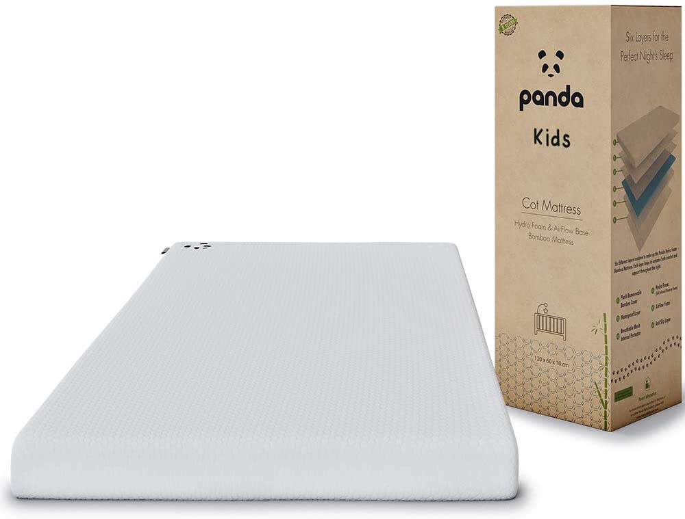 Panda Kids Memory Foam Bamboo Mattress.