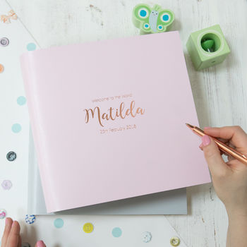 Leather Bound Baby's First Year Book - Not On The High Street