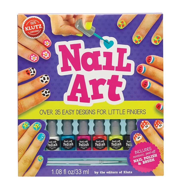 Nail Art Book & Polish Set