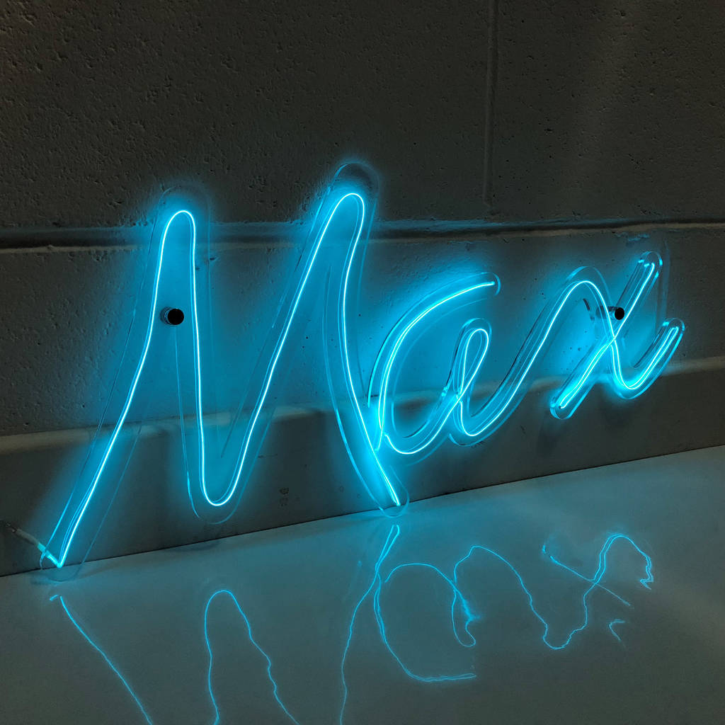Personalised Neon Any Name Sign.