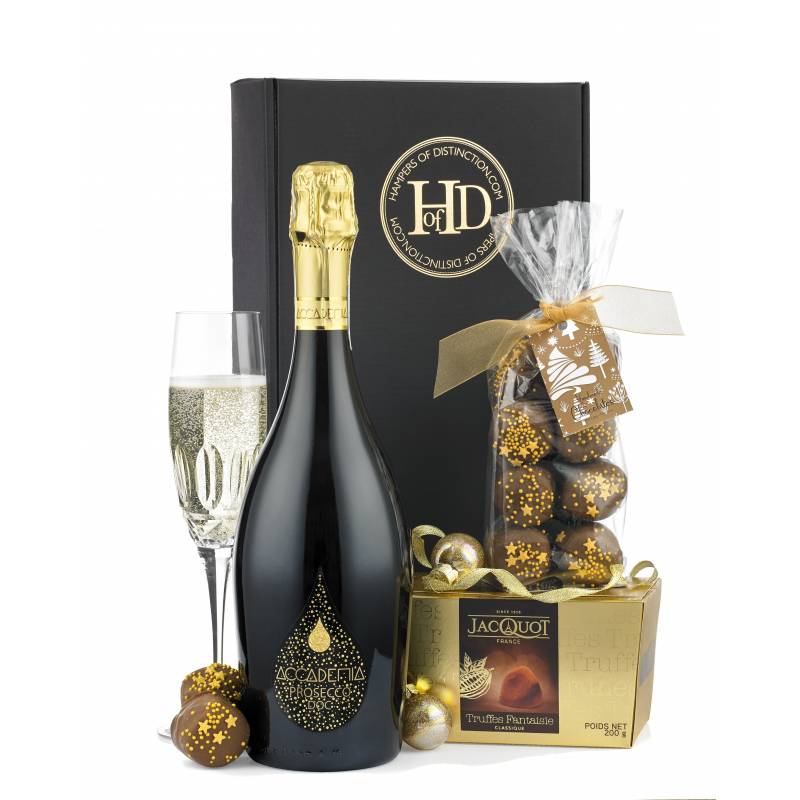 Prosecco and Gourmet Chocolates Gift Set - Funky Hampers.
