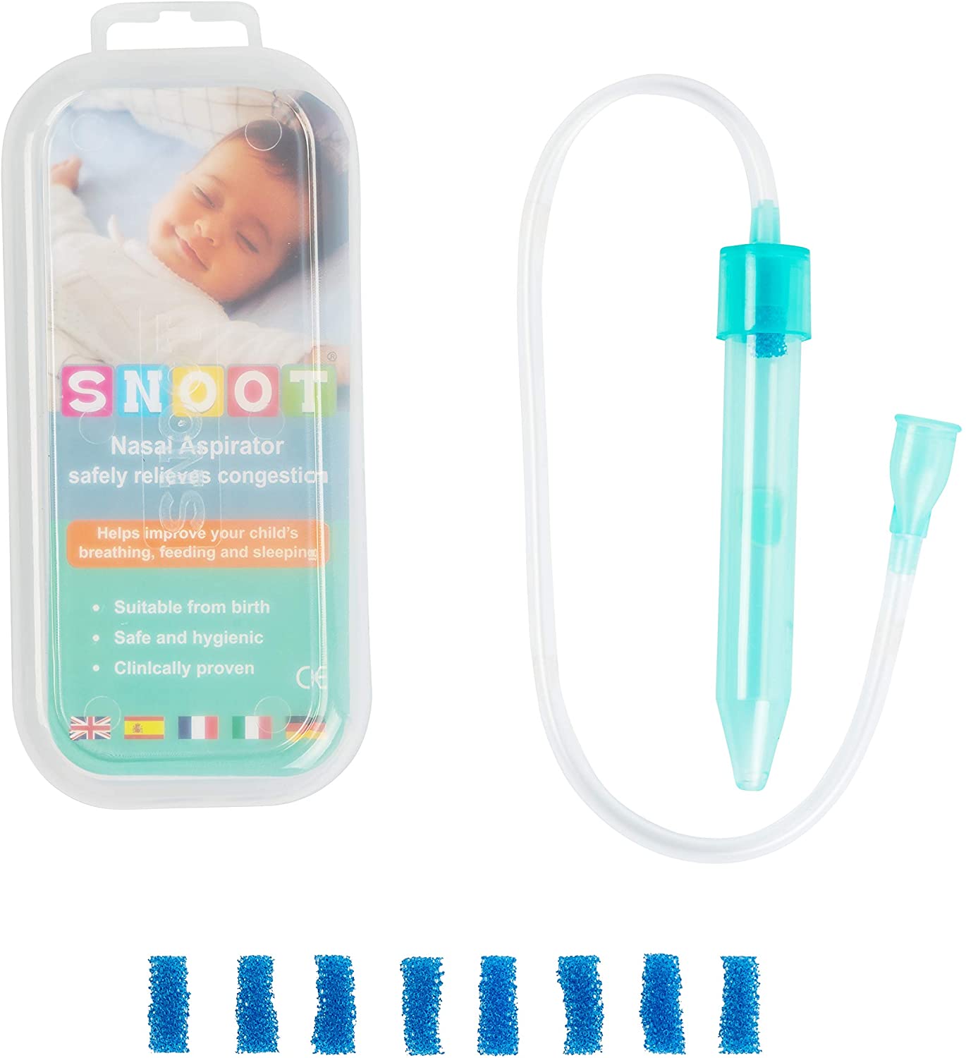 Snoot Baby Nasal Aspirator with 9 Filters - Amazon.