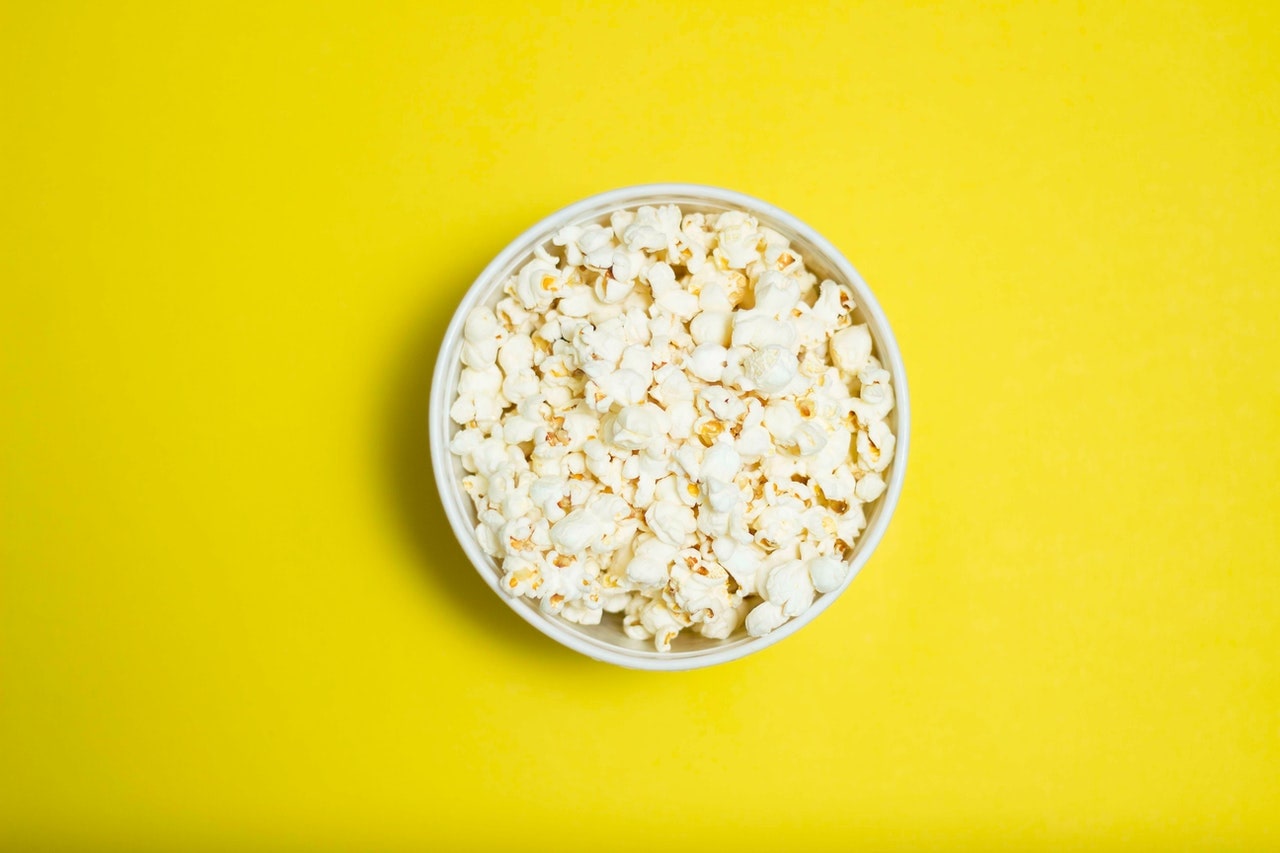 A popcorn joke may or may not be corny.