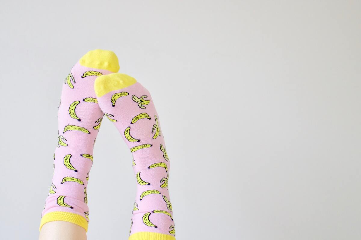 A good sock pun and a funky pair of socks can really brighten up your day.