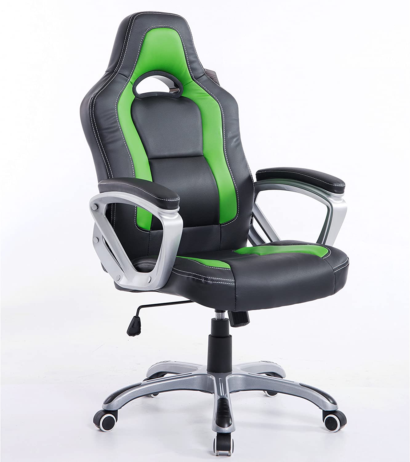 Cherry Tree Furniture Racing Sport Swivel Computer Desk Chair.