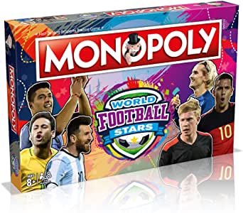 World Football Stars Monopoly Board Game.