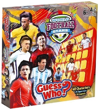 Football Guess Who World Stars Board Game.