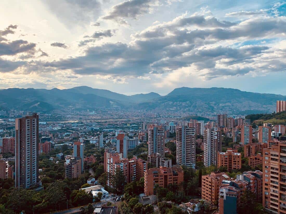 77.1% of Colombia's population live in urban areas.
