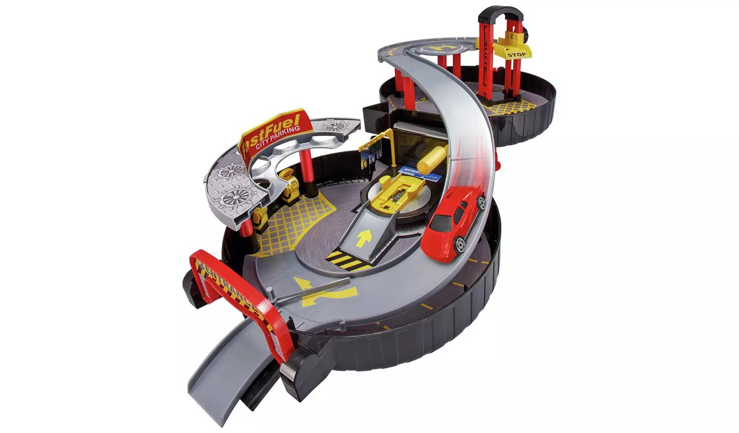 Chad Valley Wheel Garage With Car.