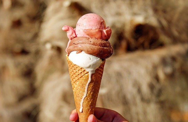 The ice cream cone was invented purely by a chance meeting.