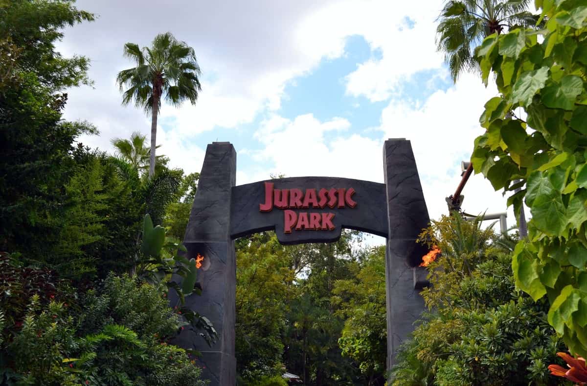 Unlike the 'Jurassic Park' film, the dilophosaurus didn't actually spit poison.