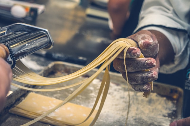 Punny pasta jokes fall under the category of food puns.