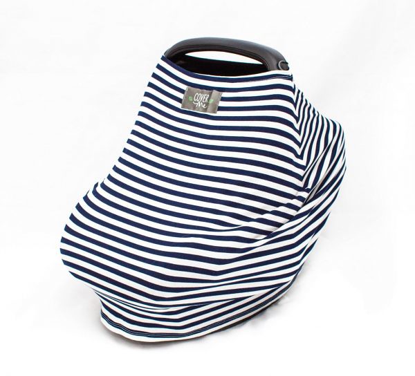 Blue and White Striped Multi-Use Cover - Cover Me.