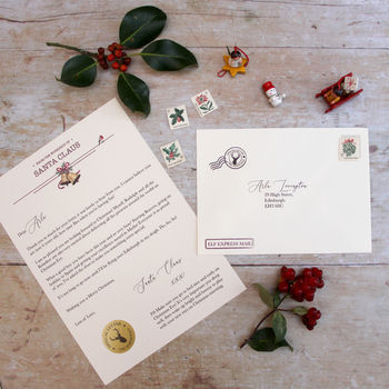 Personalised Letter From Santa Claus - Love Paper Wishes.