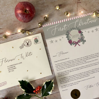 Baby's First Christmas: Letter From Santa Claus - Love Paper Wishes.