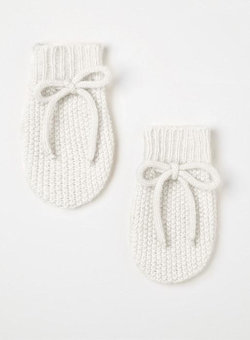 White Little Mittens - Trotters.