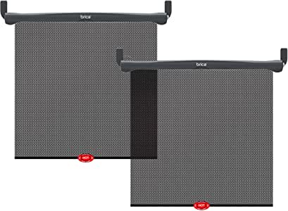 Brica 2 Piece White Hot Sun Safety Shades.