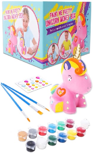 GirlZone Paint Your Own Unicorn Money Box.