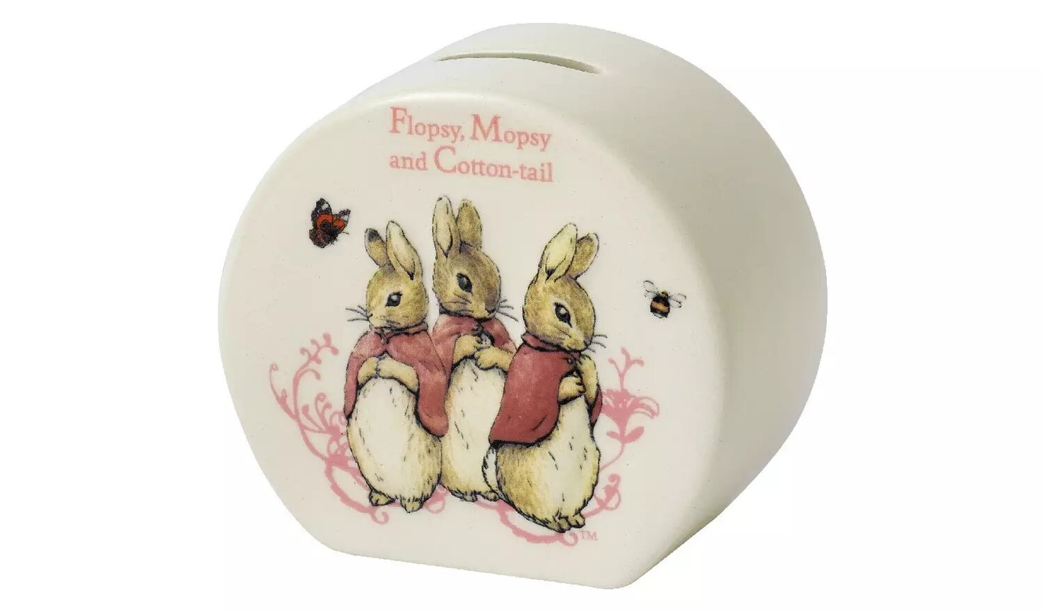Beatrix Potter Flopsy, Mopsy & Cotton Tail Money Bank.