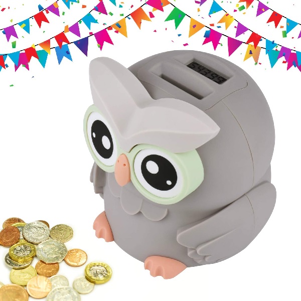 LarmTek Owl Piggy Bank.