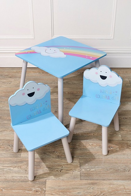 Rainbow Table And Chairs Set.