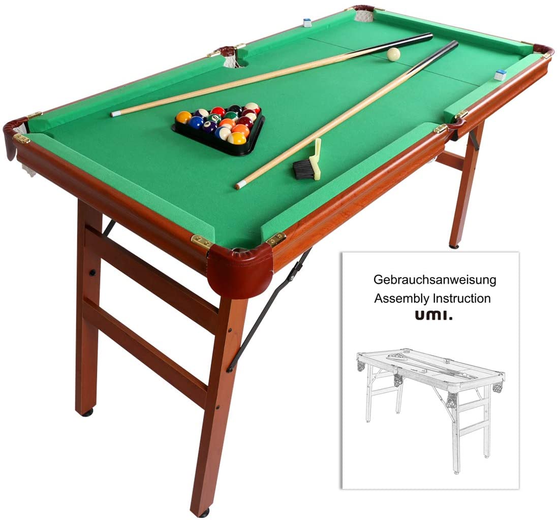 Umi Essentials Folding Pool Table.