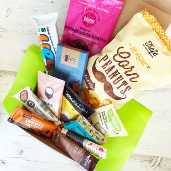 Vegan Snack Delight Hamper Gift Box - The Goodness Project.