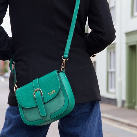 Vegan Leather Crossbody Handbag - Lisa Angel.
