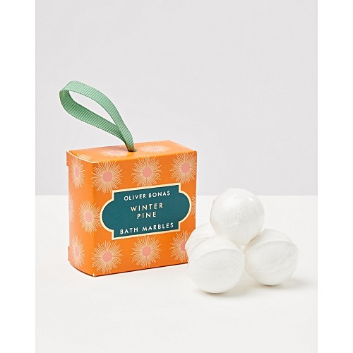 Cranberry & Orange Bath Marbles - Oliver Bonas.
