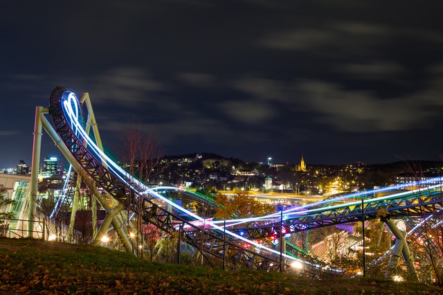 Roller coaster rides have always been a popular attraction for amusement ride lovers.