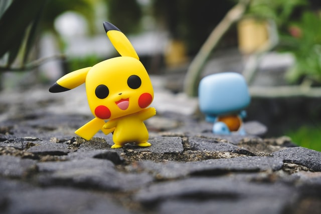 Pikachu is a popular cartoon character for many kids.