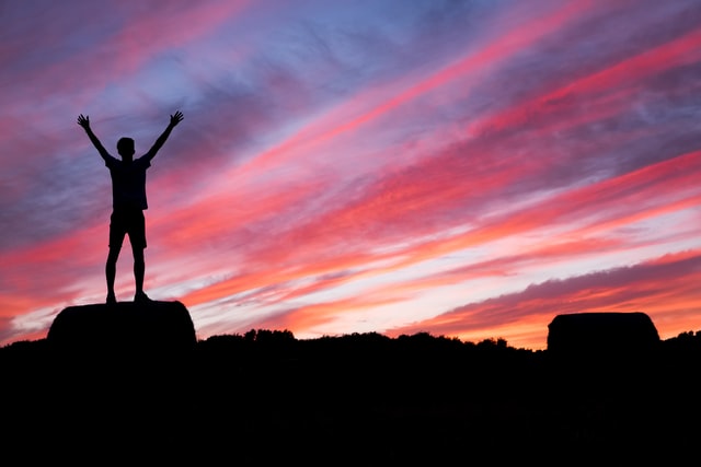 A winner successfully overtakes all obstacles in life.