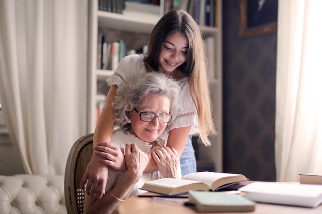 Grandparents and grandchildren are best friends.