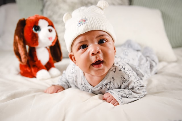 Tummy time helps babies develop muscles for crawling.