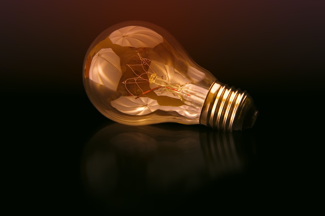 An idea can strike anyone - at any time.