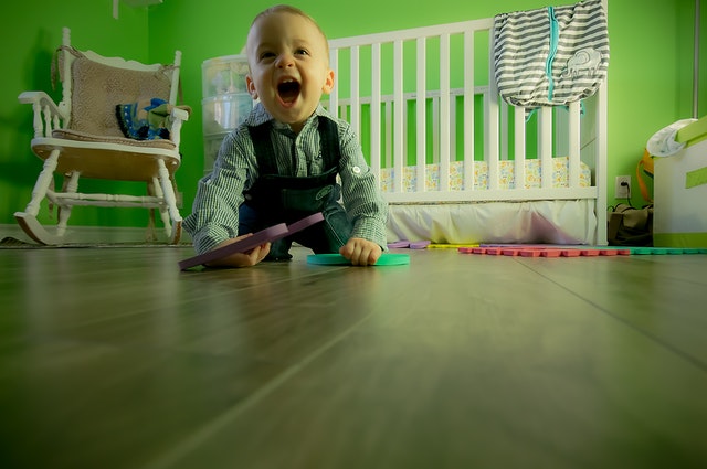 Playing with your child promotes emotional development as well as motor skills.