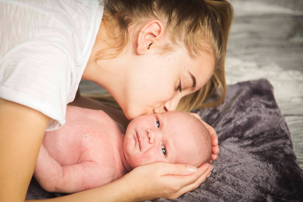 Your 3-week-old baby can only see around eight to 12 inches in front of them.
