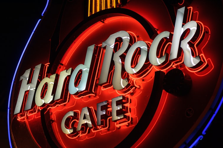 The Hard Rock Cafe is a great example of a rock-specific venue that has promoted the best bands ever