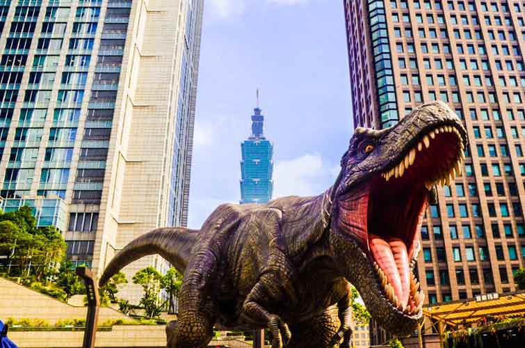 Dinosaurs have been the theme of many popular movies.