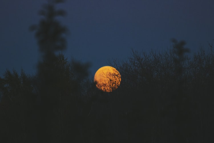 The nighttime is the most peaceful time of the day.