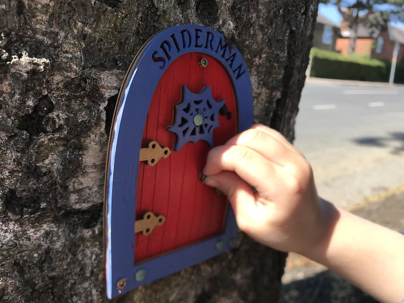 We finish the walk with a visit to another noted fairy landmark, the home of ‘Spiderman'.