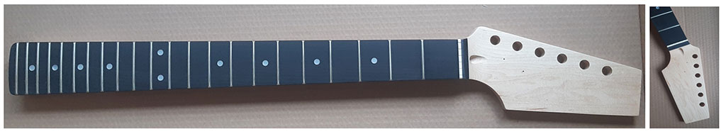 manche stratocaster guitare en kit harley benton