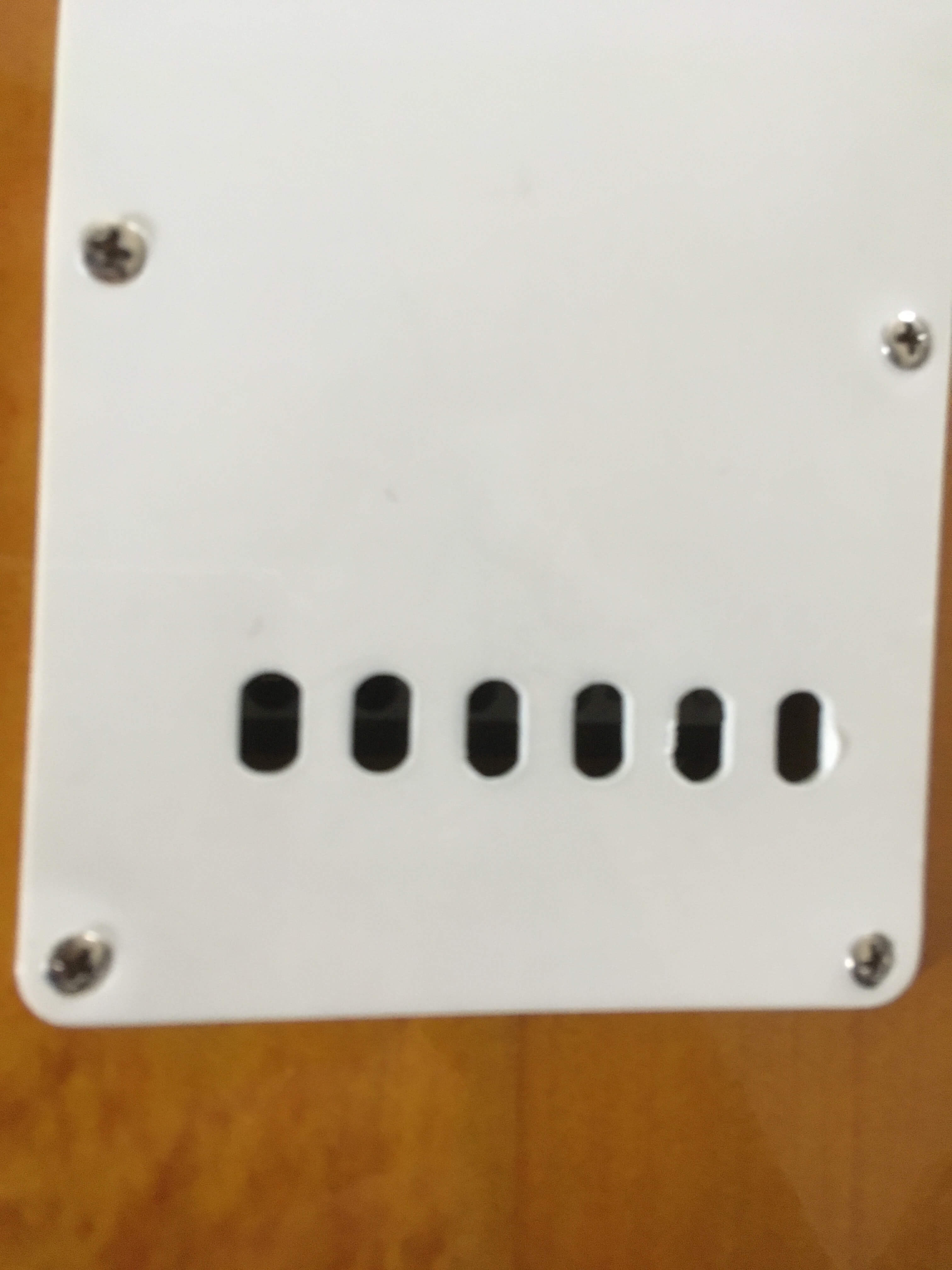 Plaque stratocaster